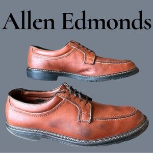Allen Edmonds Men's “Wilbert” Brown Leather Oxfords. Size 12. Good preowned cond